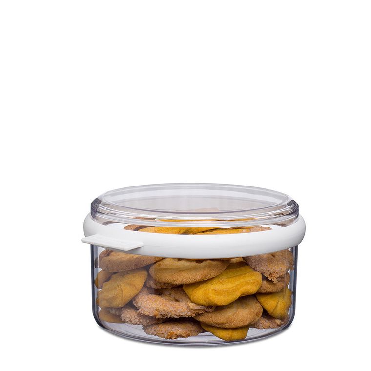 Mepal, Stora, pojemnik na żywność, okrągły, biały, 1500 ml