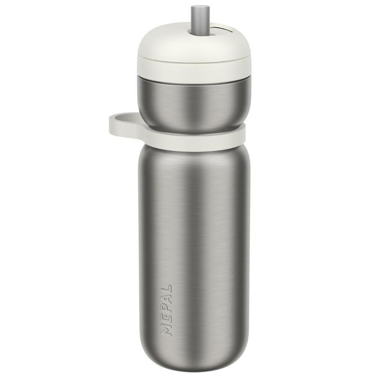 Mepal, Twist Active, butelka sportowa termiczna, Ceramic White, 600 ml