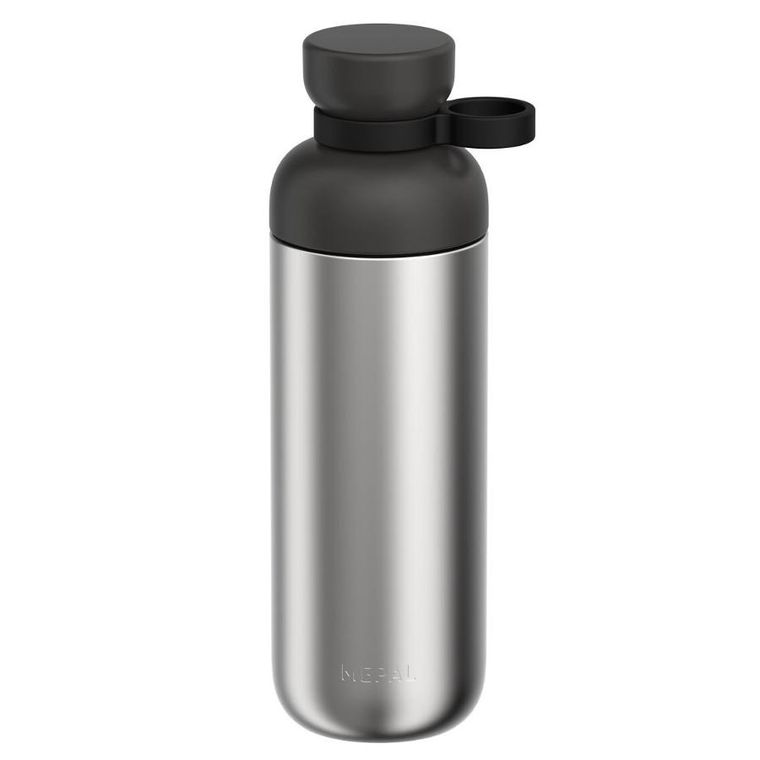 Mepal, Vita, butelka na wodę, stalowa, Nordic Black, 700 ml