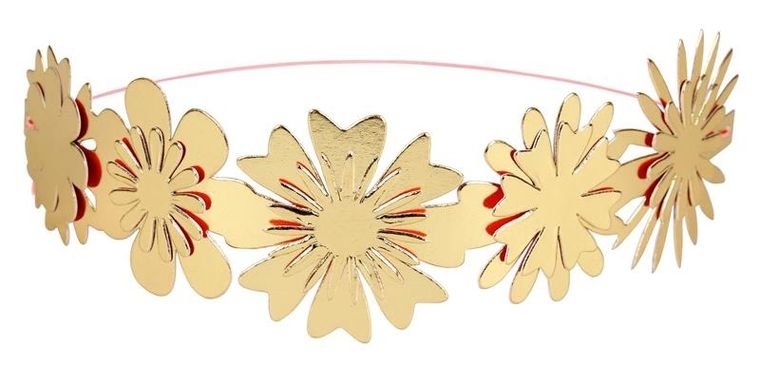 Meri Meri, korony, kwiaty złote