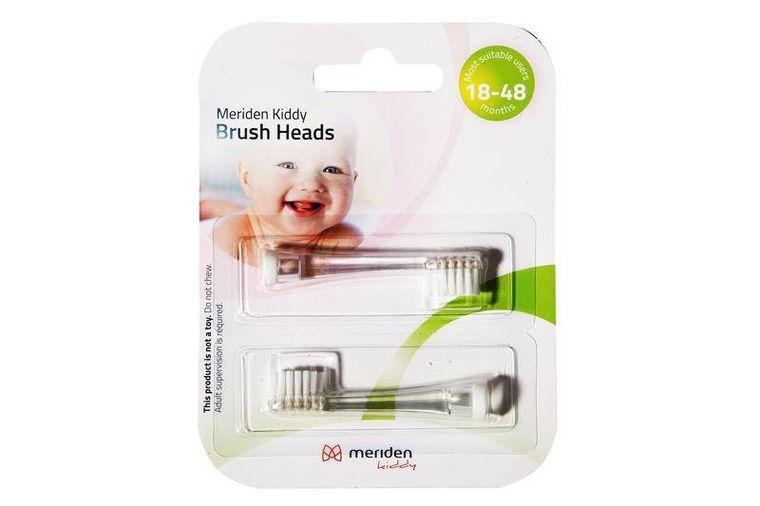 Meriden, Kiddy, końcówki do szczoteczki sonicznej dla dzieci w wieku 18-48 miesięcy, 2 szt.