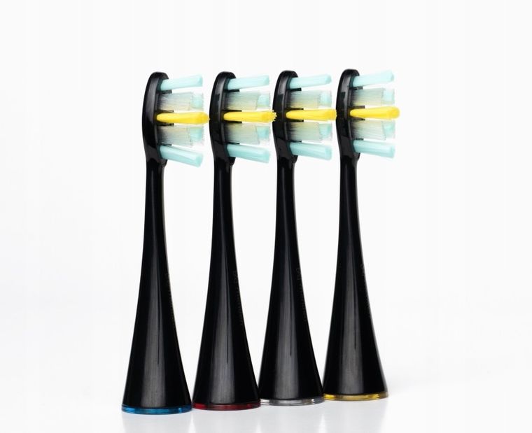 Meriden, końcówki Professional Dual Action Whitening Black, 4 szt., MK600B