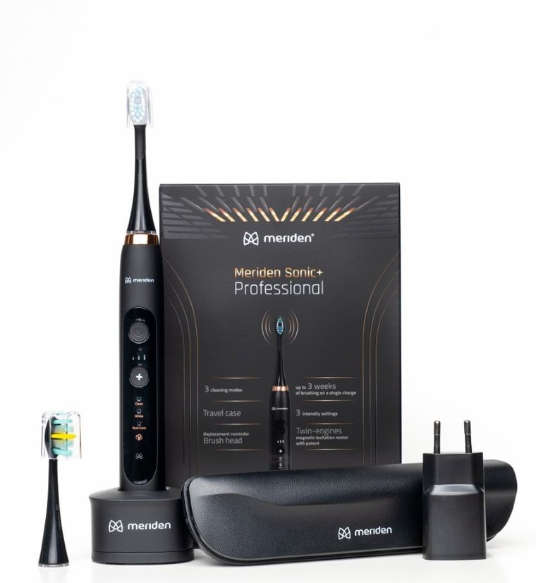 Meriden, Sonic+ Professional, szczoteczka soniczna, czarna
