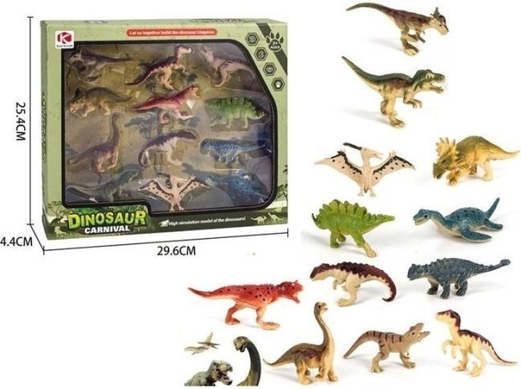 Merkpol, dinozaury, zestaw figurek