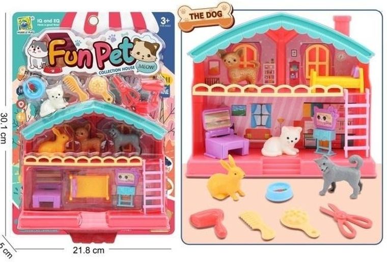 Merkpol, Domek dla pupila, zestaw z akcesoriami