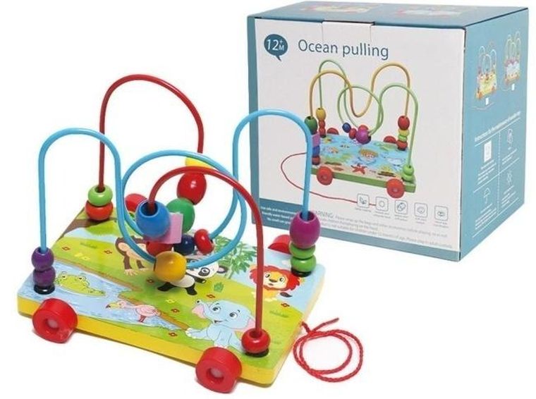 Merkpol, drewniana przeplatanka, zwierzęta oceanu