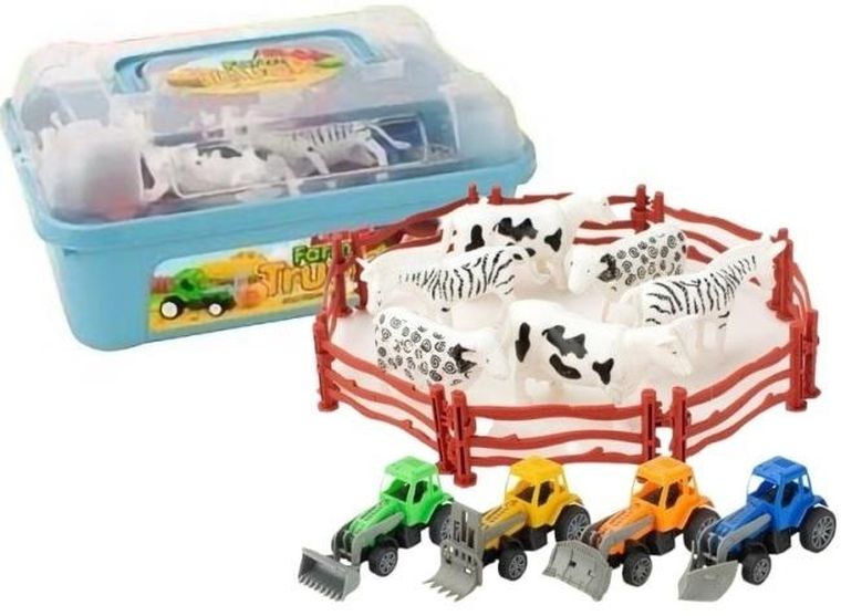 Merkpol, farma, zestaw figurek w pudełku