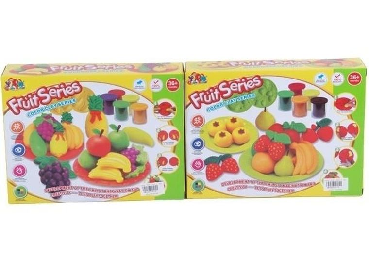 Merkpol, Fruit Series Color Clay, zestaw z ciastoliną