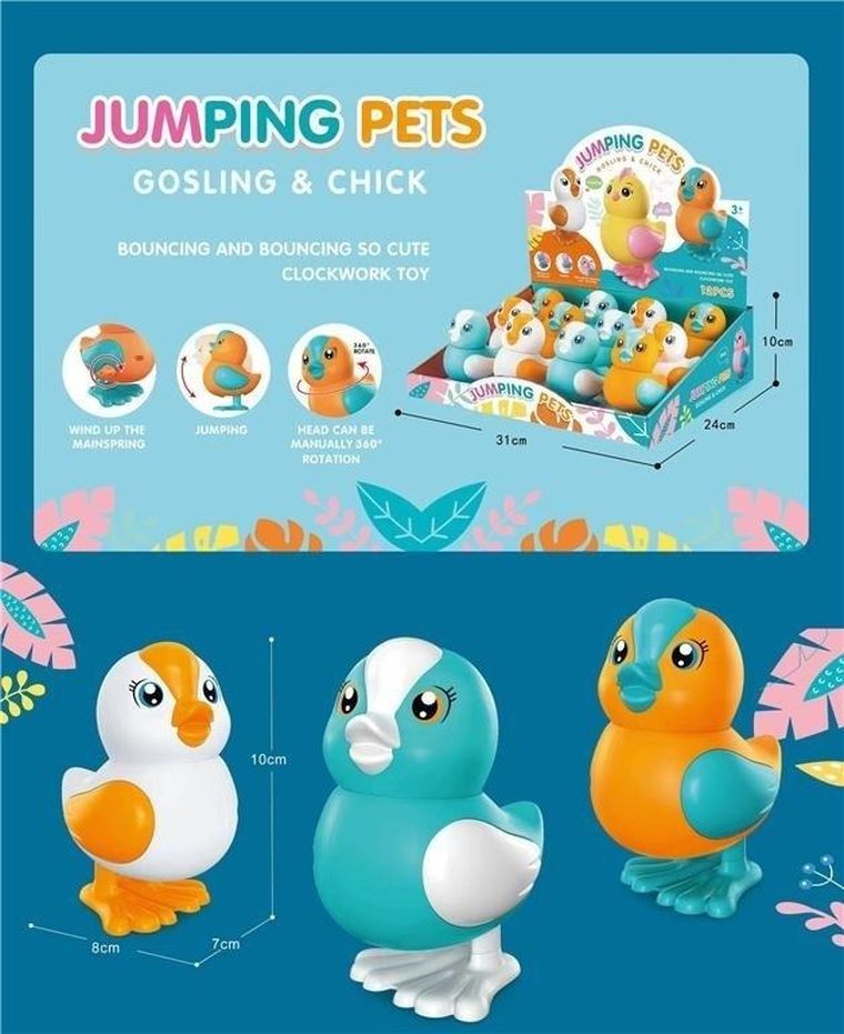 Merkpol, Gęś, figurka nakręcana, 1 szt.