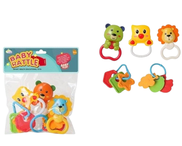 Merkpol, grzechotka, 5 szt.