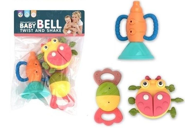 Merkpol, grzechotki, 3 szt.