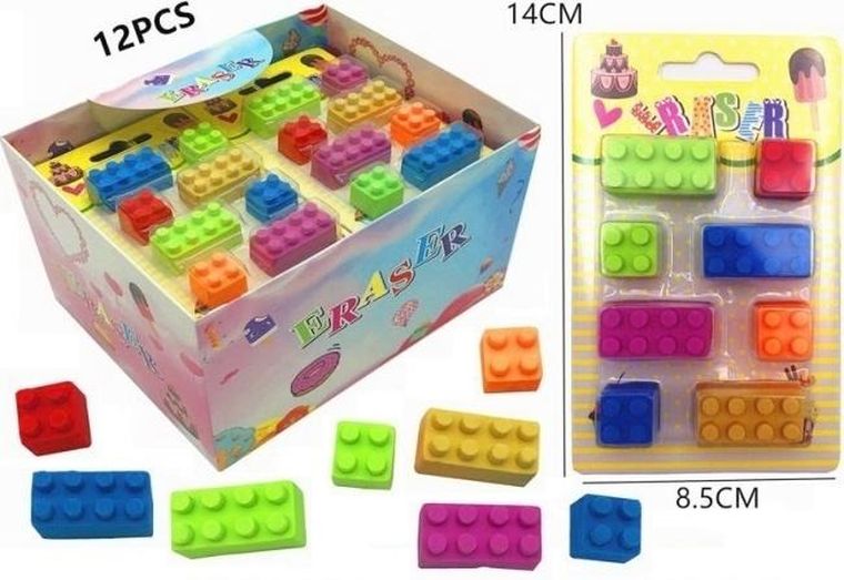 Merkpol, gumki do ścierania, klocki