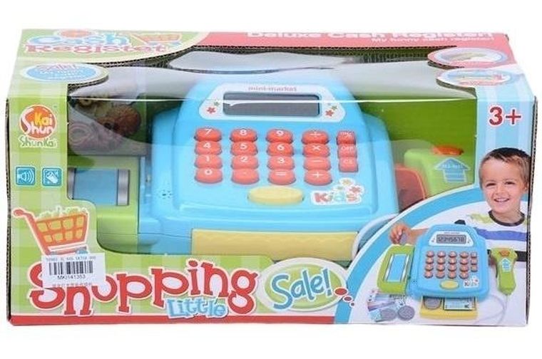 Merkpol, interaktywna kasa sklepowa z akcesoriami