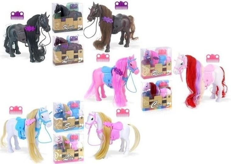 Merkpol, konik z grzebieniem do czesania grzywy, 1 szt.