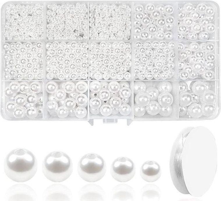 Merkpol, koraliki do robienia biżuterii, perełki