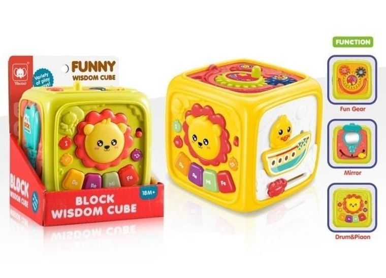 Merkpol, kostka edukacyjna, zabawka interaktywna