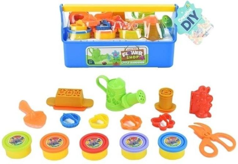 Merkpol, Kreatywny Ogród - Mały Ogrodnik, zestaw ciastoliny z akcesoriami