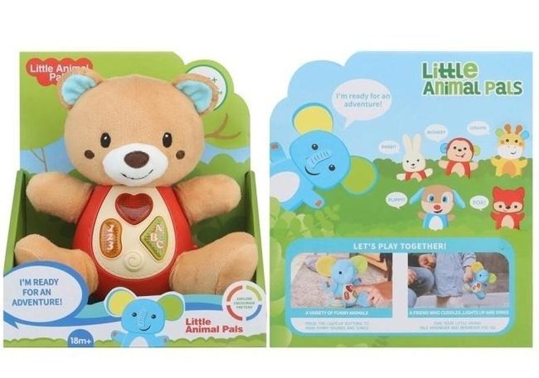 Merkpol, Little Animal Pals, miś, maskotka interaktywna