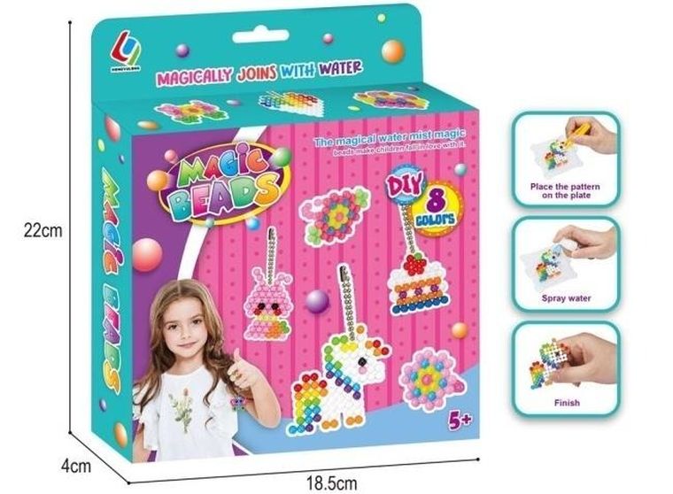 Merkpol, Magic Beads, magiczne koraliki wodne, zestaw kreatywny