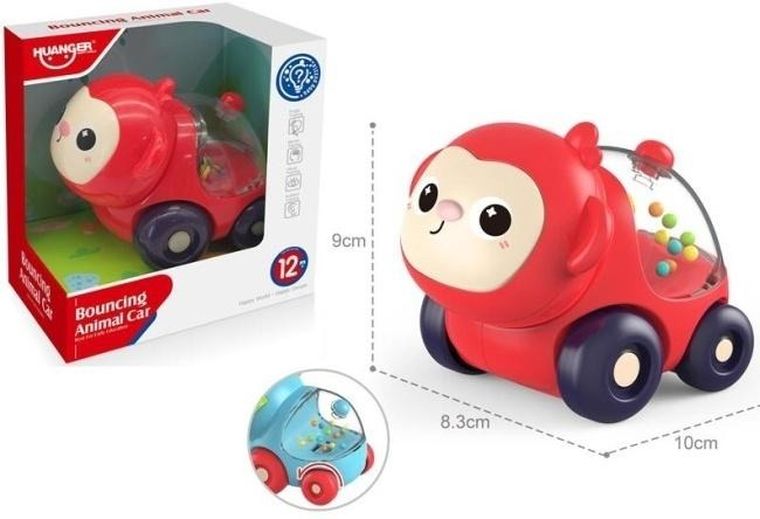 Merkpol, małpka, pojazd z grzechotką