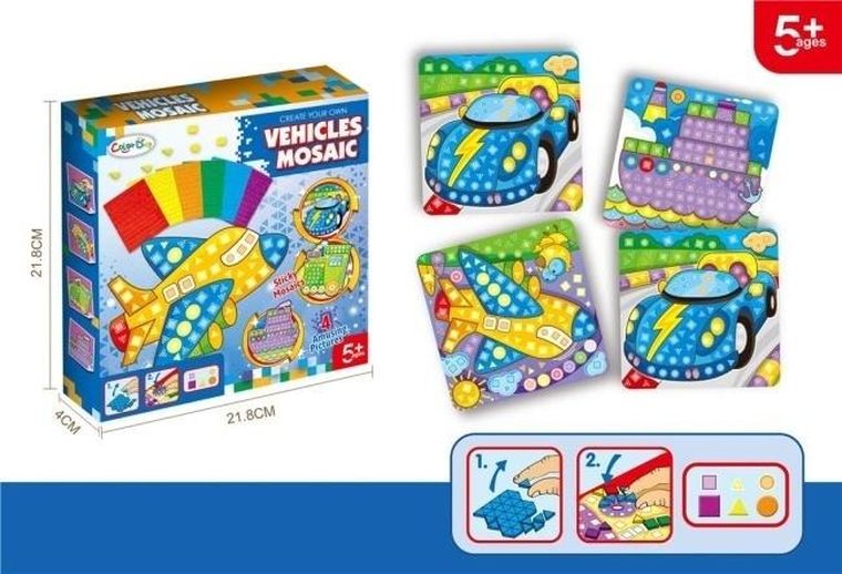 Merkpol, mozaika, pojazdy