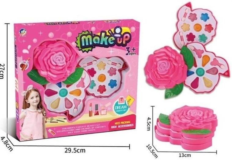 Merkpol, paletka do makijażu w kształcie róży