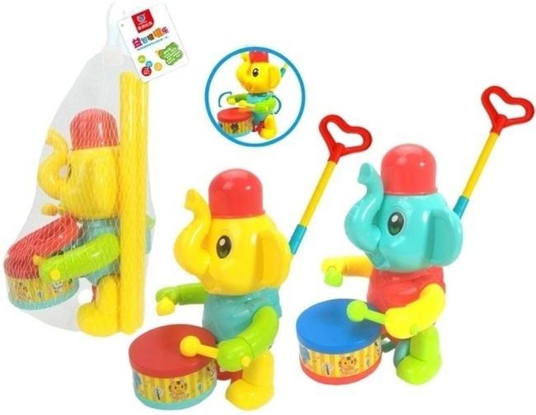 Merkpol, pchacz, słonik z bębenkiem i pałeczką, 1 szt.