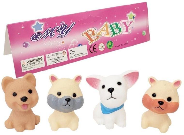 Merkpol, pieski, zestaw figurek, 4 szt.