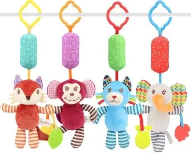 Merkpol, pluszowa przywieszka z dzwoneczekiem, zwierzęta