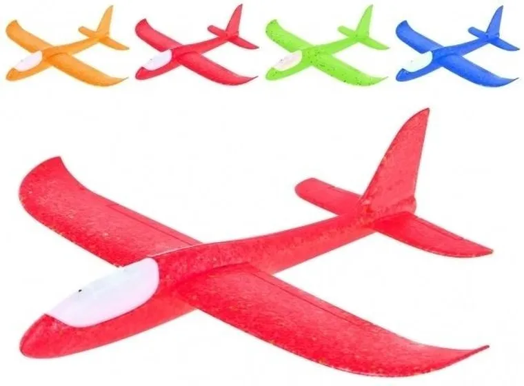 Merkpol, samolot styropianowy ze światłem, 48 cm