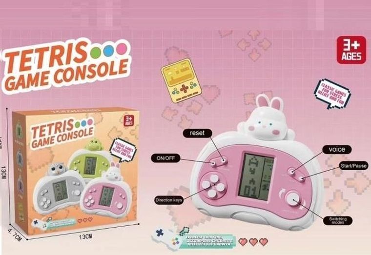 Merkpol, tetris, gra elektroniczna, królik