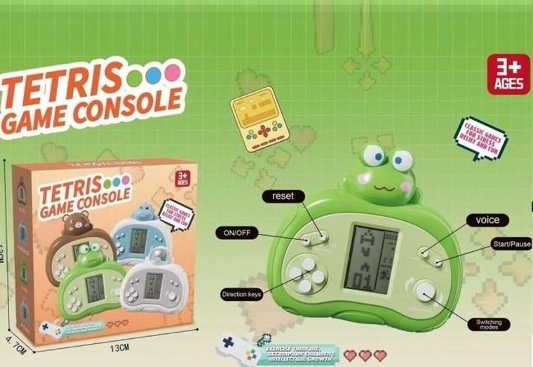 Merkpol, tetris, gra elektroniczna, żaba