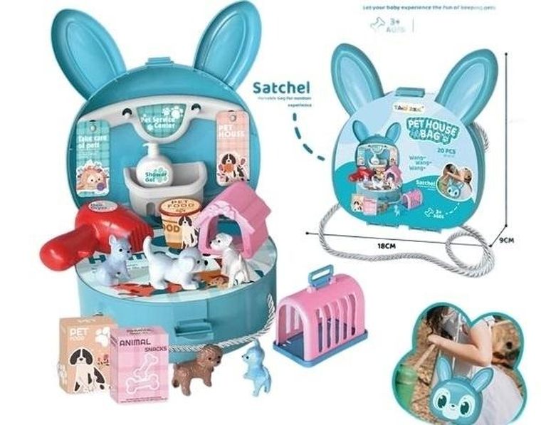 Merkpol, torebka z minifigurkami, pieski