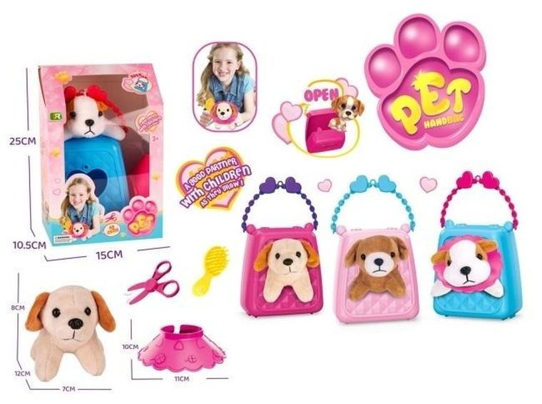 Merkpol, trasporter z pieskiem i akcesoriami, 1 szt.