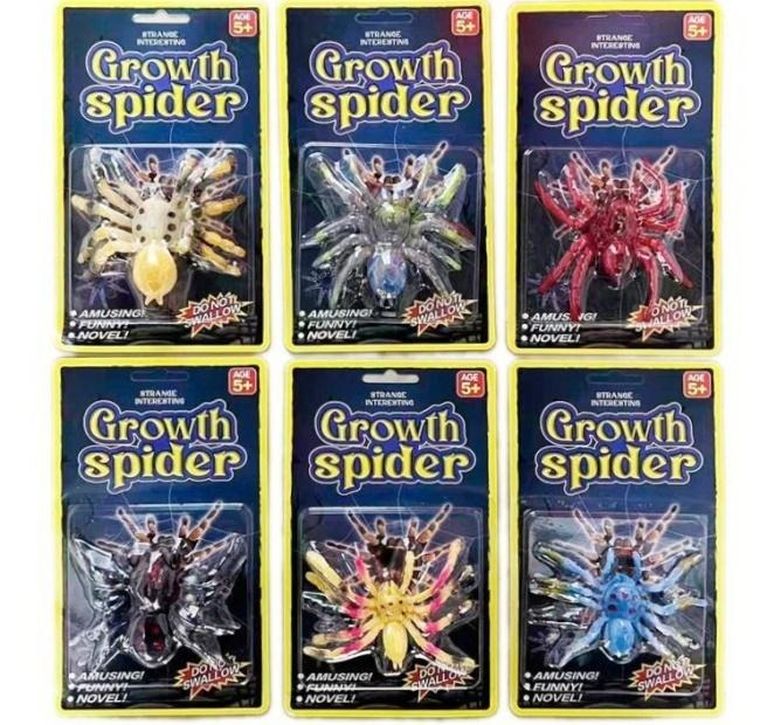 Merkpol, wyhoduj pająka, rosnąca figurka, 1 szt.