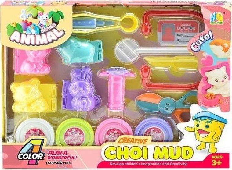 Merkpol, zestaw ciastoliny, zwierzęta