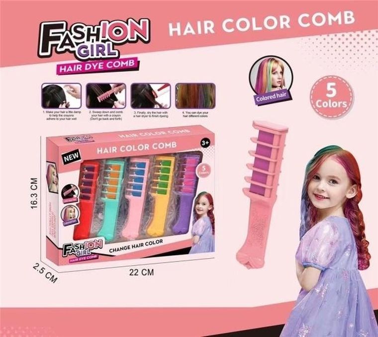 Merkpol, zestaw do kolorowania włosów, 5 kolorów