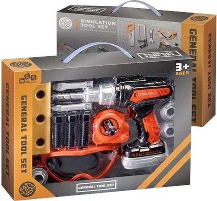 Merkpol, zestaw narzędzi z interaktywną wiertarką