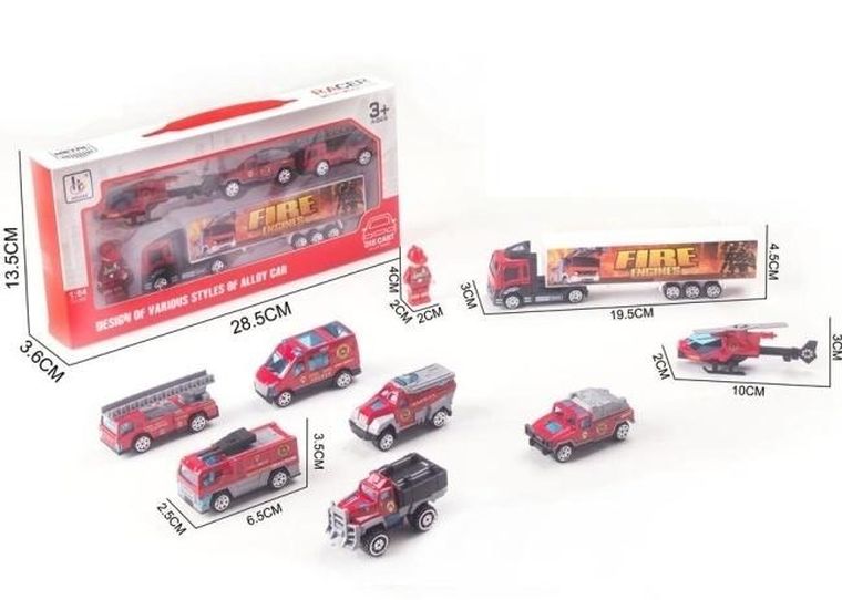 Merkpol, zestaw pojazdów metalowych