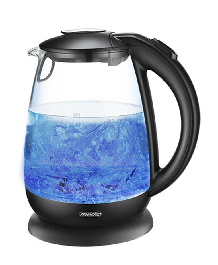 Mesko, czajnik elektryczny, szklany, 1.7 L, 2200W, MS 1263
