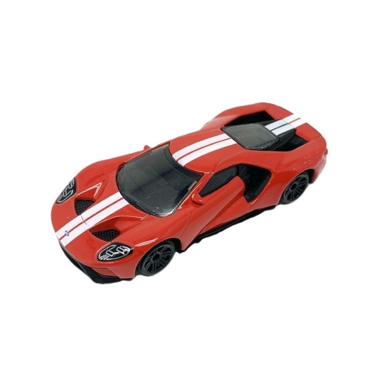 Metal Speed Zone, 2017 Ford GT, pojazd, model metalowy, czerwony, 1:64