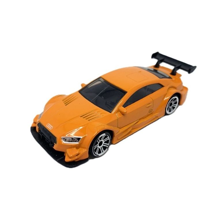 Metal Speed Zone, Audi RS 5 Racing, pojazd, model metalowy, pomarańczowy, 1:64