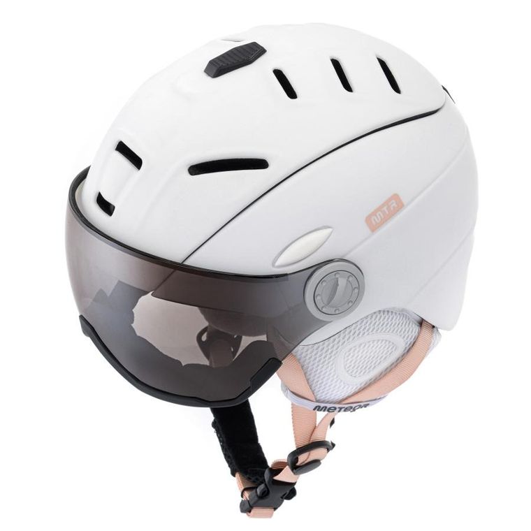Meteor, Holo, kask narciarski, biały, rozmiar 61-63 cm