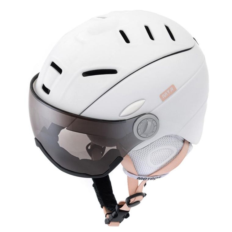 Meteor, Holo, kask narciarski, biały, rozmiar S, 53-55 cm