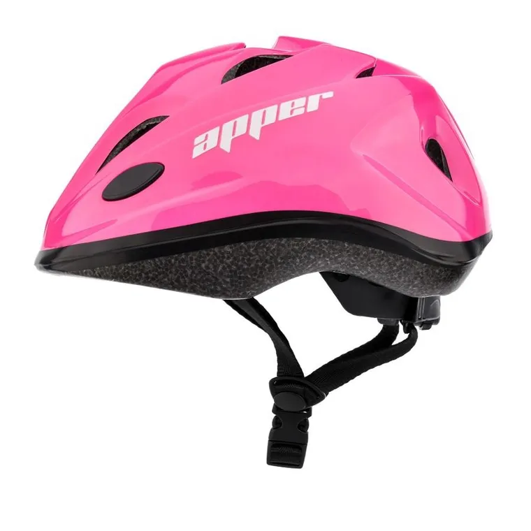 Meteor, kask rowerowy, M 52-56 cm, Apper, różowy