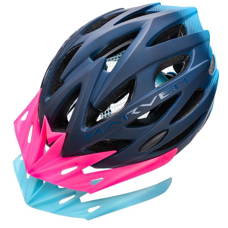 Meteor, kask rowerowy, Marven 2, M 55-58 cm, granatowy/niebieski