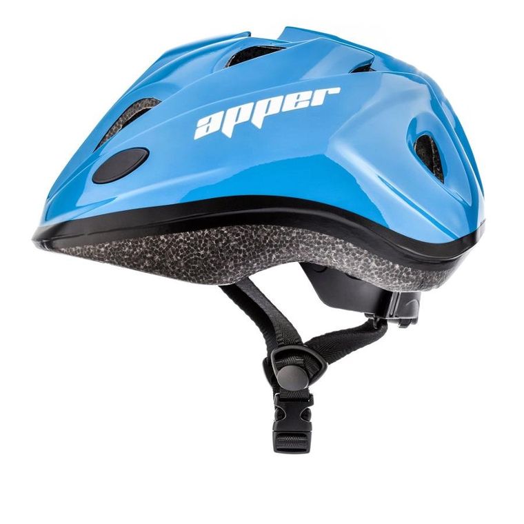 Meteor, kask rowerowy, S 48-52 cm, Apper, ciemnoniebieski