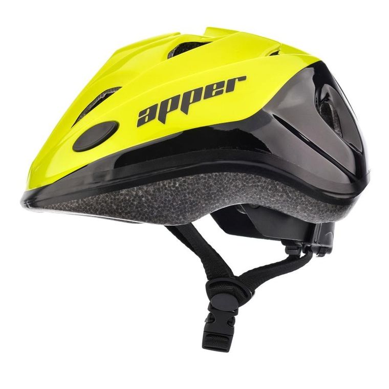 Meteor, kask rowerowy, S 48-52 cm, Apper, zielony