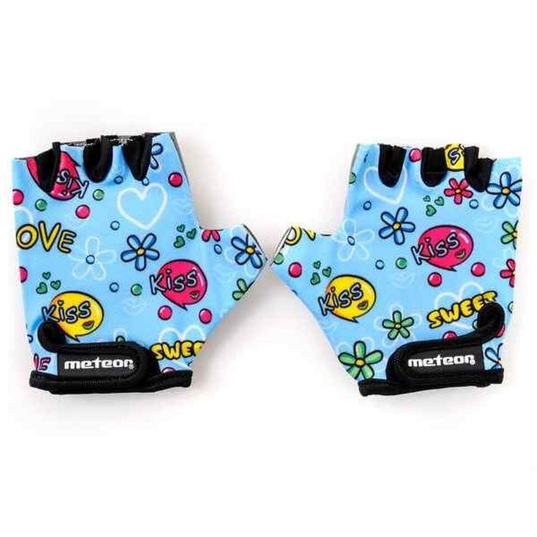 Meteor, Kids, rękawiczki rowerowe, rozmiar XS, Kiss Love