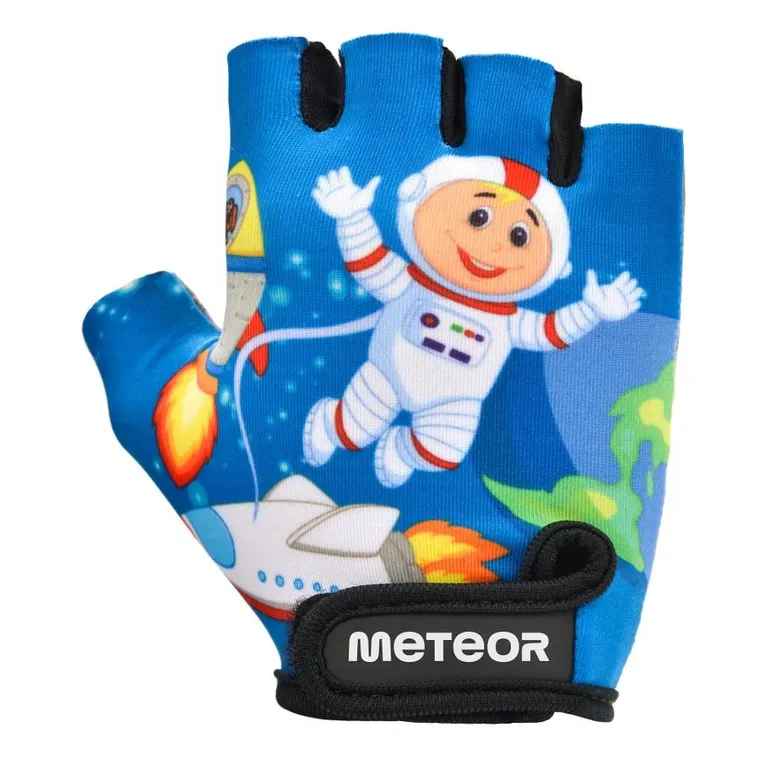 Meteor, Kids, rękawiczki rowerowe, space, rozmiar M